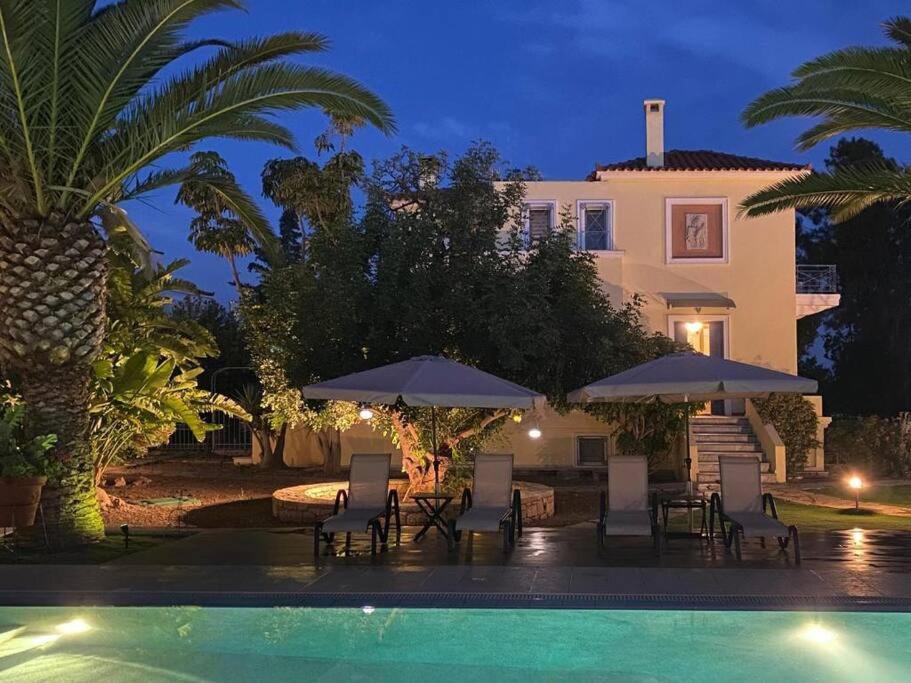 Villa Elmar Aegina Buitenkant foto
